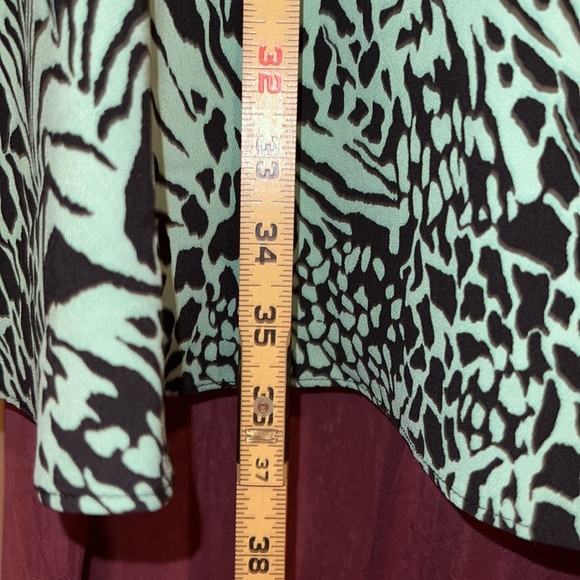 NWT WHISTLES US-SZ 10 GREEN WRAP DRESS ANIMAL PRINT - Picture 5 of 13